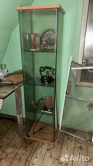 Стеллаж стеклянный IKEA