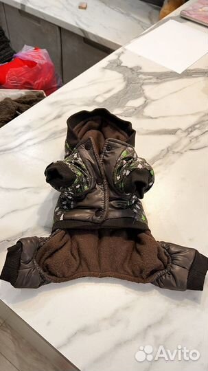 Зимний комбинезон на маленькую собаку (S)