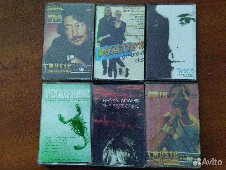 Зарубежный рок на аудиокассетах