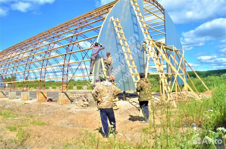 Ангар под ключ 907 м2