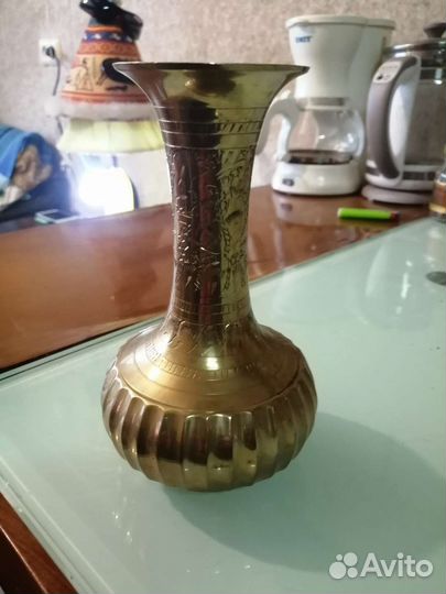 Ваза индия латунь