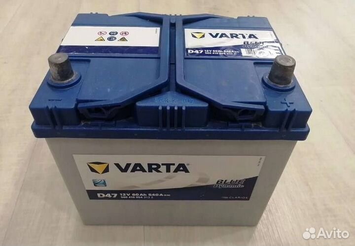 Аккумулятор Varta Blue Dynamic D47 60 Ah 540 A