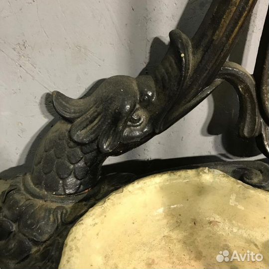 Чугунная антикварная вешалка XIX-XX века