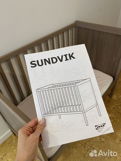 Детская кроватка IKEA сундвик икеа