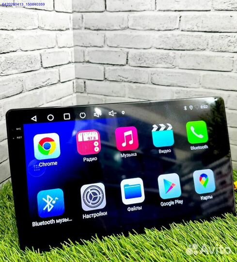Аndroid мaгнитолa 2DIN 2+32 9 дюймов на все авто