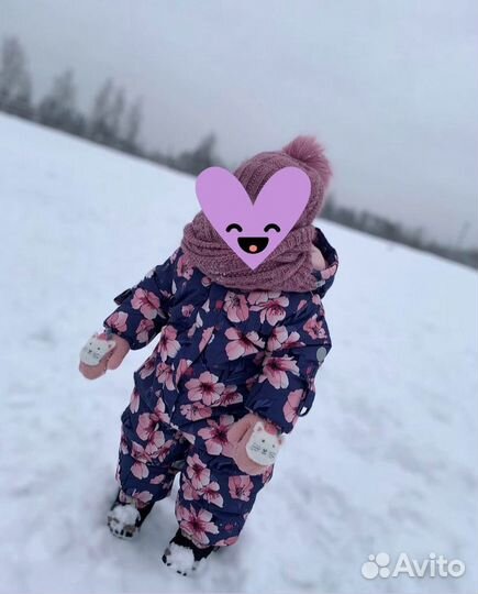 Зимний комбинезон для девочки