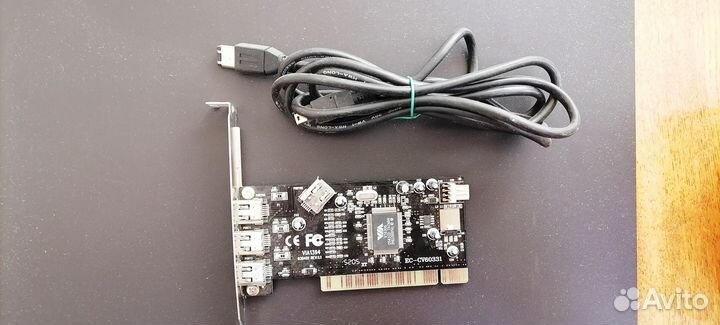 Контроллер 1394 на PCI VIA6306 со шнуром