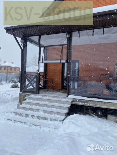 Мягкие окна для беседки