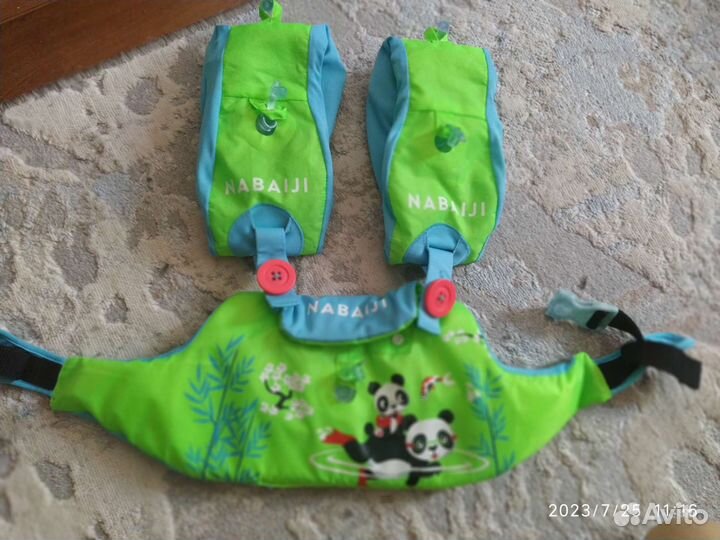 Плавательный жилет и нарукавники nabaiji