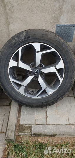 Литые диски и шины r17 kia sportage