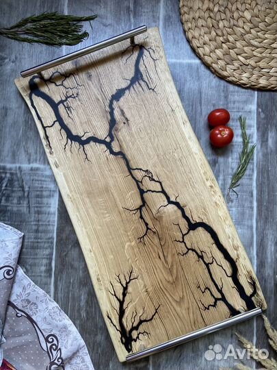 Поднос деревянный