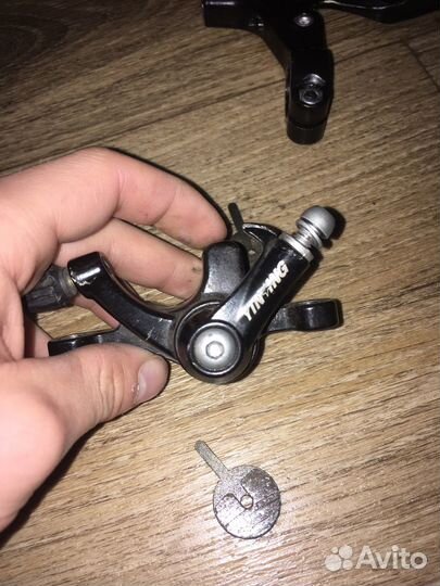 Велосипедный дисковый механический тормоз