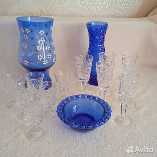 Хрусталь цветное стекло из СССР