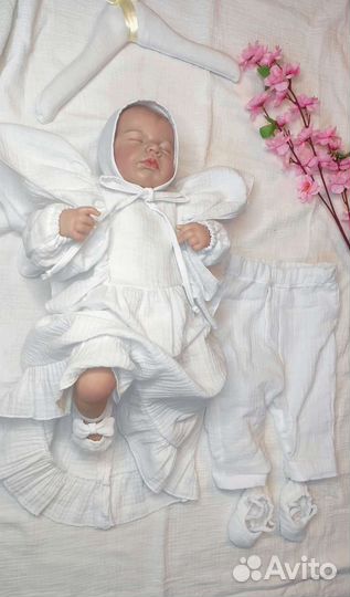 Муслиновый крестильный набор