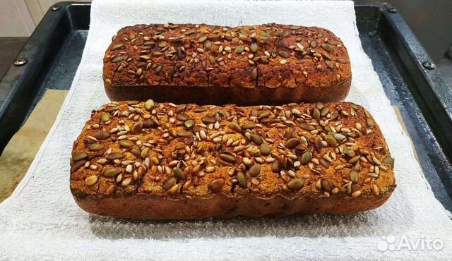 Хлеб из зеленой гречки(без глютена)