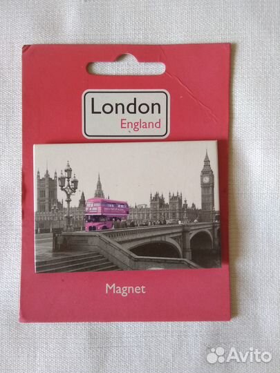 Магнит на холодильник Лондон сувенир