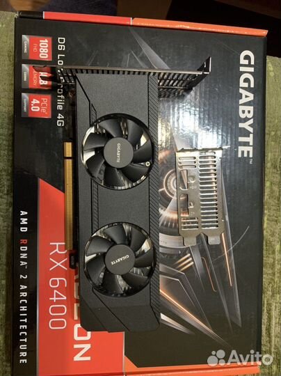 Видеокарта rx6400 gigabyte
