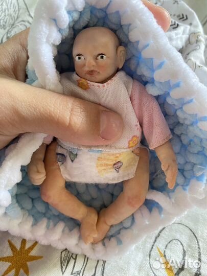 Кукла реборн мини