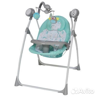 Электронные качели misty(0-15 кг), (Indigo)(мятный