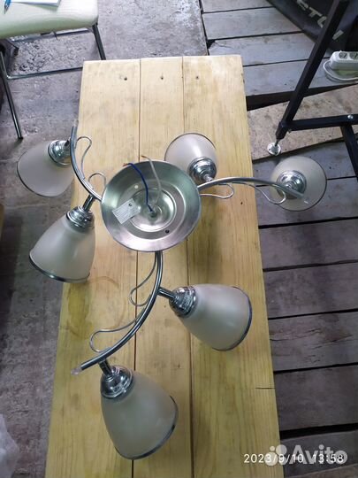 Люстра потолочная подвесная бу