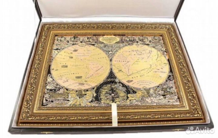 Панно «Карта мира», Златоуст