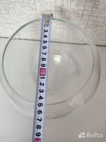 Аквариум круглый флорариум ваза для цветов