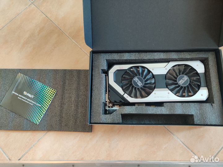 Продам видеокарту palit jetstream 1080