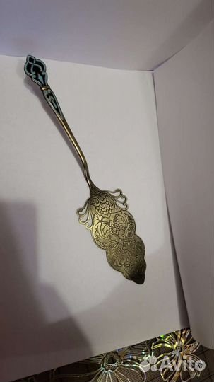 Лопатка для торта винтаж серебро