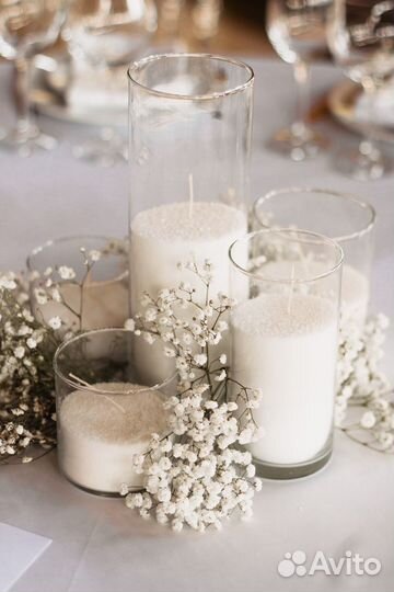 Насыпные свечи в аренду