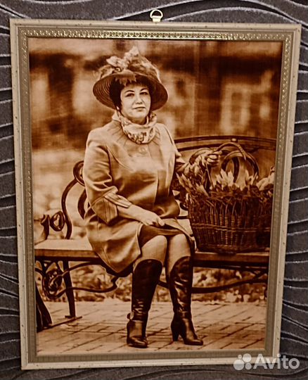 Выжигание портретов на дереве