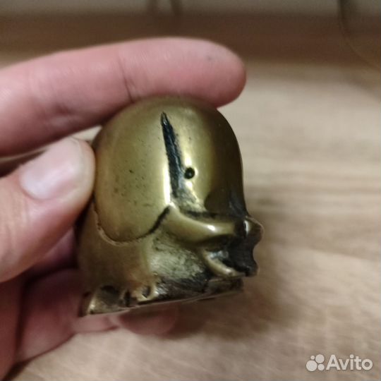 Статуэтка бронзовый слоник