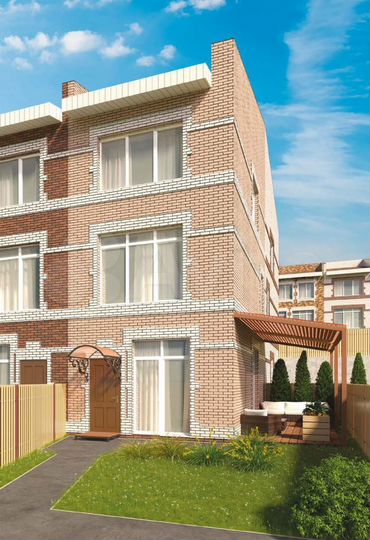 Таунхаус 73 м² на участке 1,5 сот.