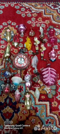 Елочные игрушки СССР