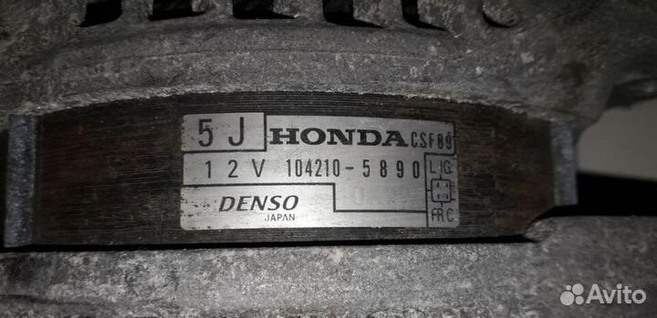 Генератор Honda Accord 2009 (104210-5890) CU2 K24A