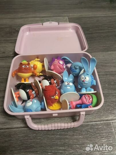 Смешарики из sweet box,angry birds, trolls