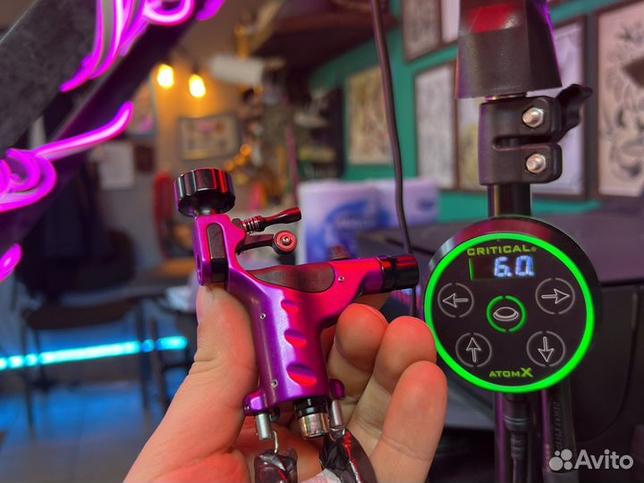 Тату машинка Dragonfly X2 Deep Purple