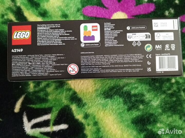 Конструктор Lego Technic 42149 Monster Jam: Дракон