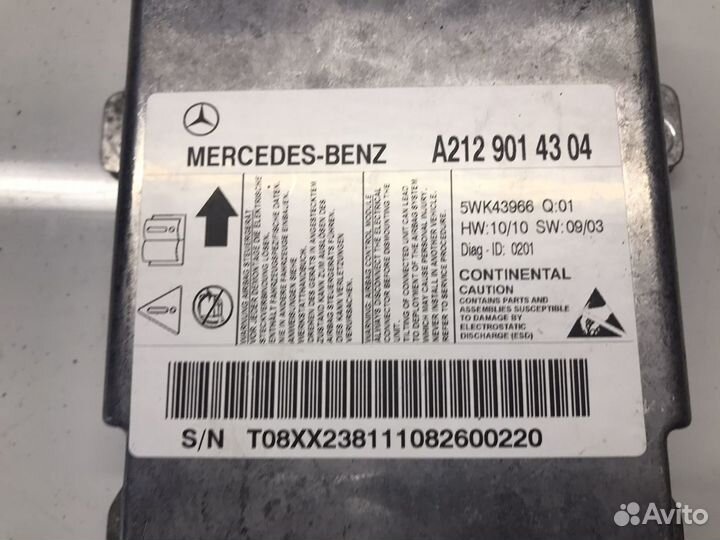 Блок SRS Мерседес w212