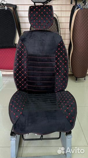 Накидки на авто универсальные велюр-экокожа