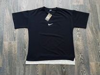 Костюм Nike футболка и шорты чёрный 50 52 54