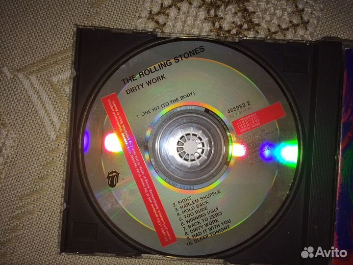 CD диск Rolling Stones. Dirty Work. 1989. Austria