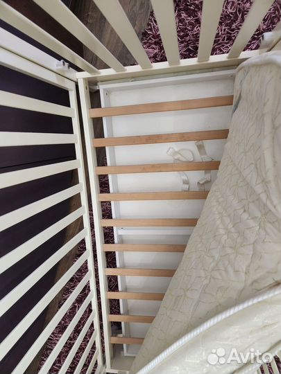 Детская кроватка италия массив