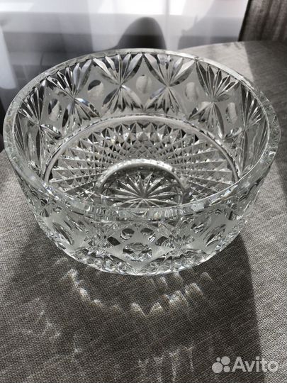 Хрустальная ваза, салатник