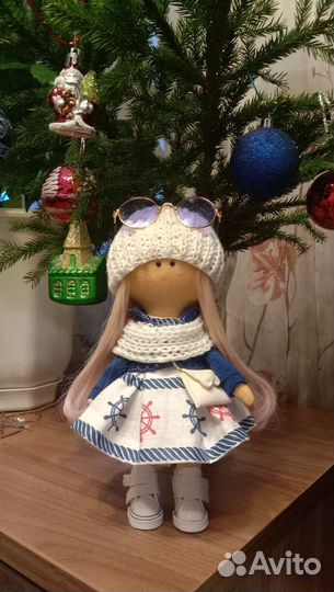 Текстильная интерьерная кукла
