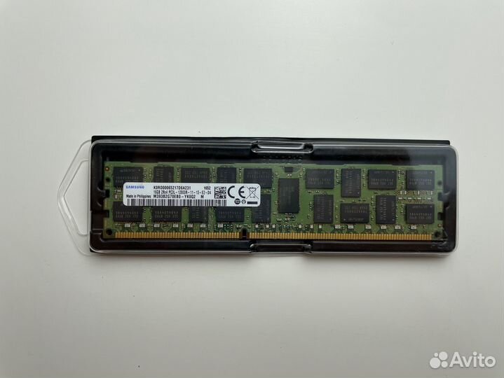 Серверная samsung 8GB DDR3 REG ECC 1600MHz