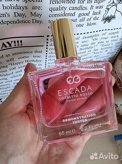 Escada Sorbetto Rosso тестер 65мл