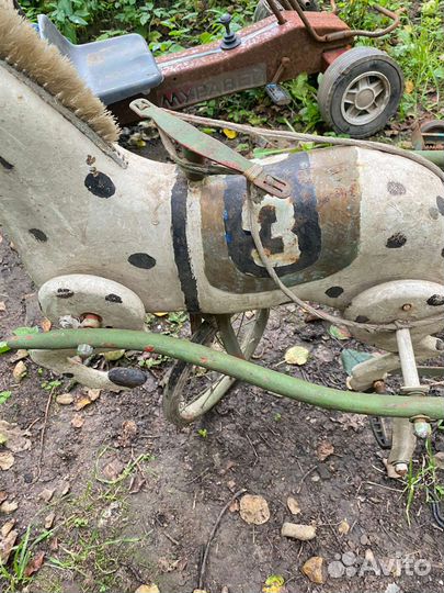 Педальная лошадка, конь, СССР