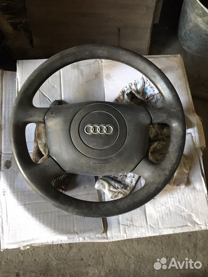 Руль audi a4 толстый вал
