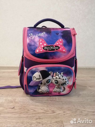 Рюкзак школьный для девочки 1 класс