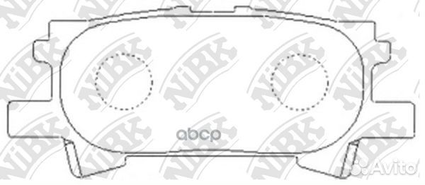 Колодки тормозные дисковые lexus RX 3.5 2006